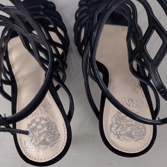 Vince Camuto Paxton Caged Slingback Heels - Picture 4 of 10
